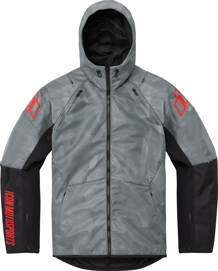 Icon Airform Battlescar Motorcycle Textile Jacket grey L Figure 1