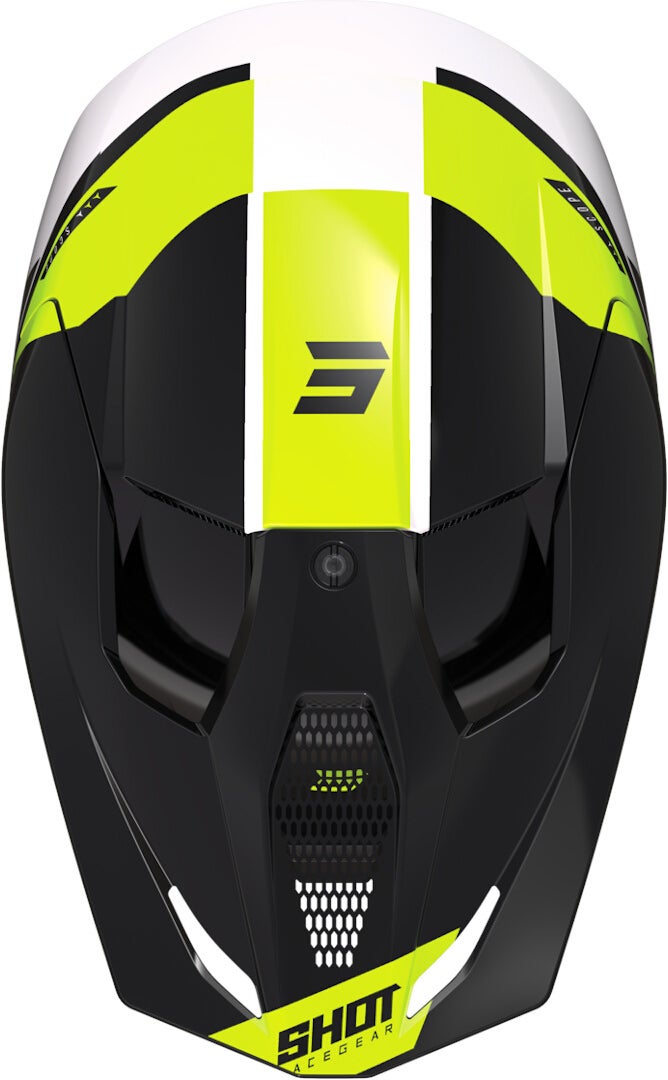 Shot Furious Scope Casco Motocross nero/bianco/giallo S (55/56) Figura 3