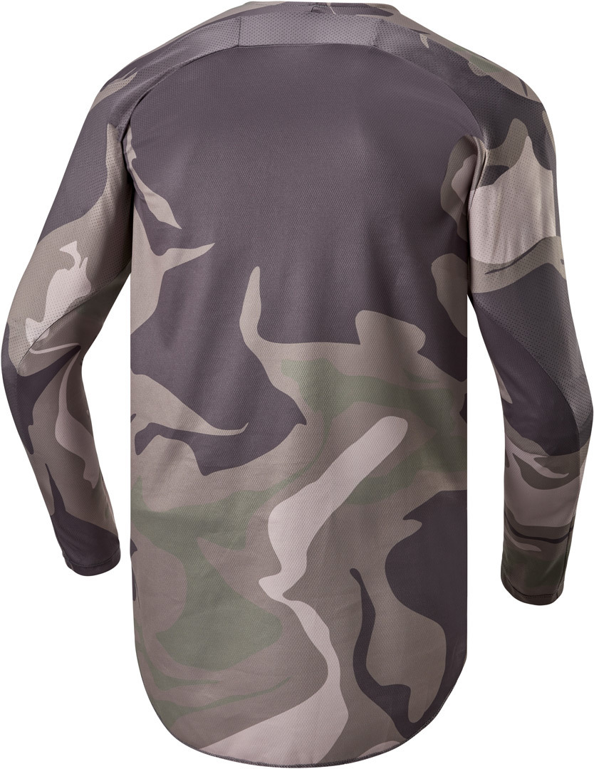 Alpinestars Racer Tactical Tricou de motocross Verde/Camuflaj S Figura 2
