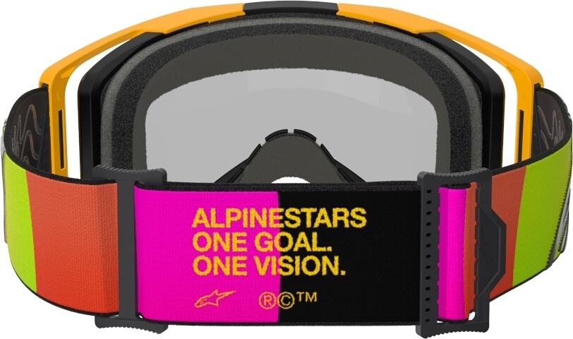 Alpinestars Vision 8 Corp Mirror Ochelari de motocross galben Figura 4