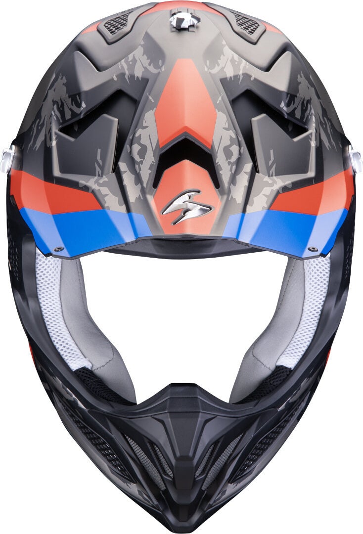 Scorpion VX-22 Air CX Motocross Helm schwarz matt/rot/blau S (55/56) Abbildung 3