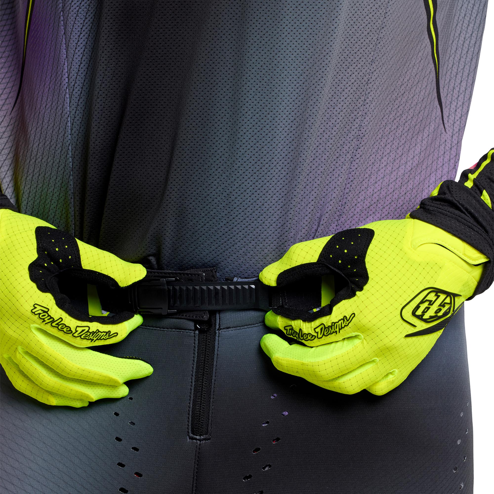 Troy Lee Designs SE Pro Wander Motocross Pants black/purple/neon yellow 38 Figure 6