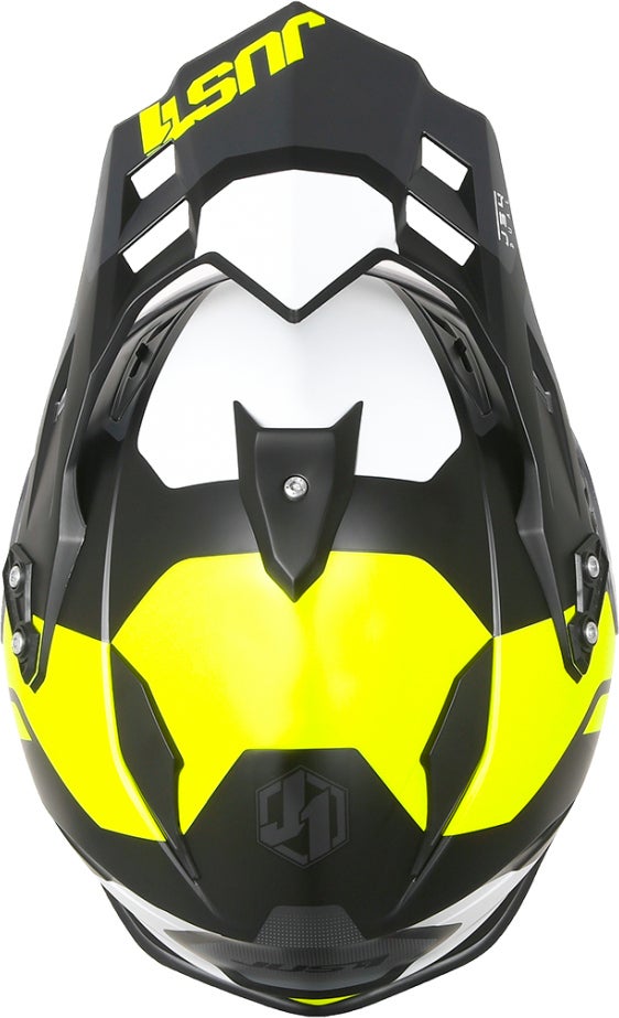 Just1 J34 Pro Tour Motocross hjelm sort mat/neon XXL (63) Figur 5