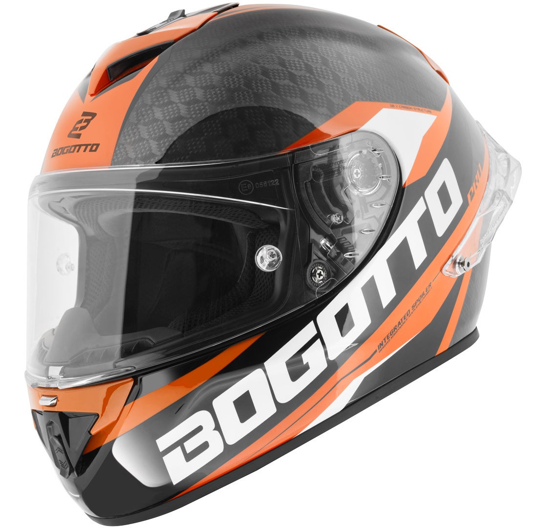 Bogotto FF104 SPN Helm orange/schwarz M Abbildung 6