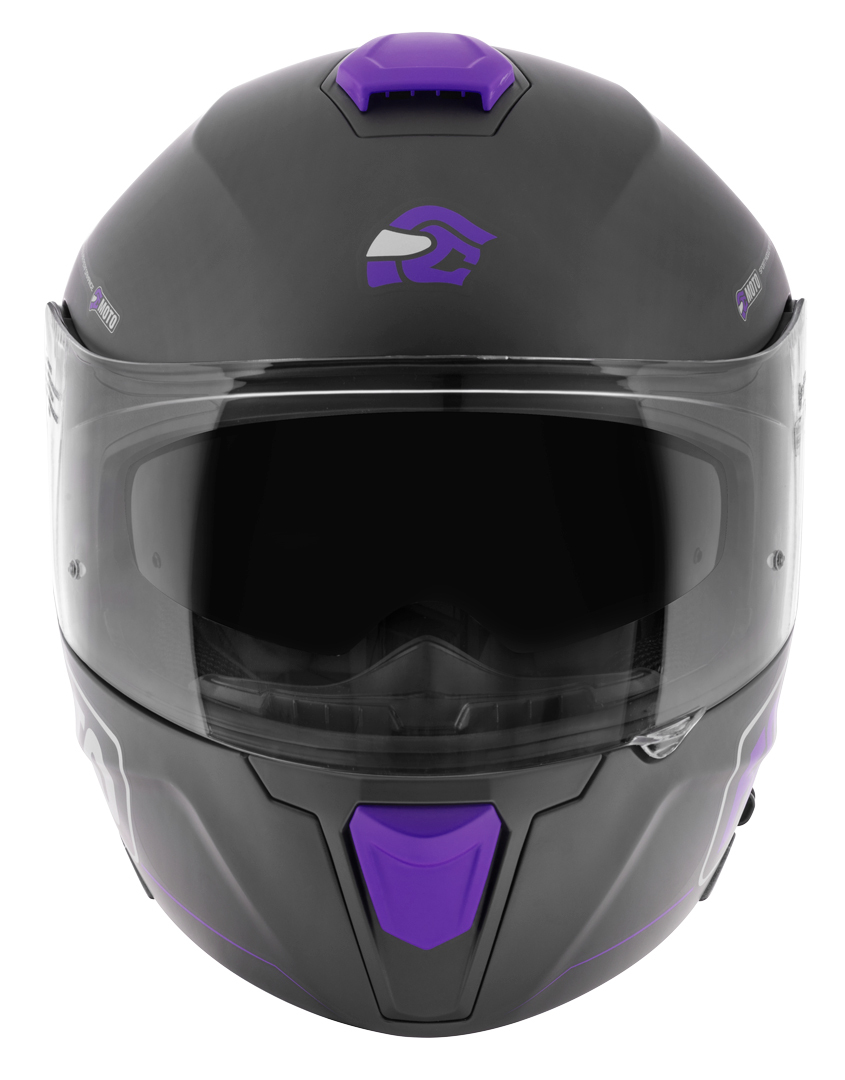 FC-Moto Novo Straight Hjälm Svart/lila XS (53/54) Figur 5