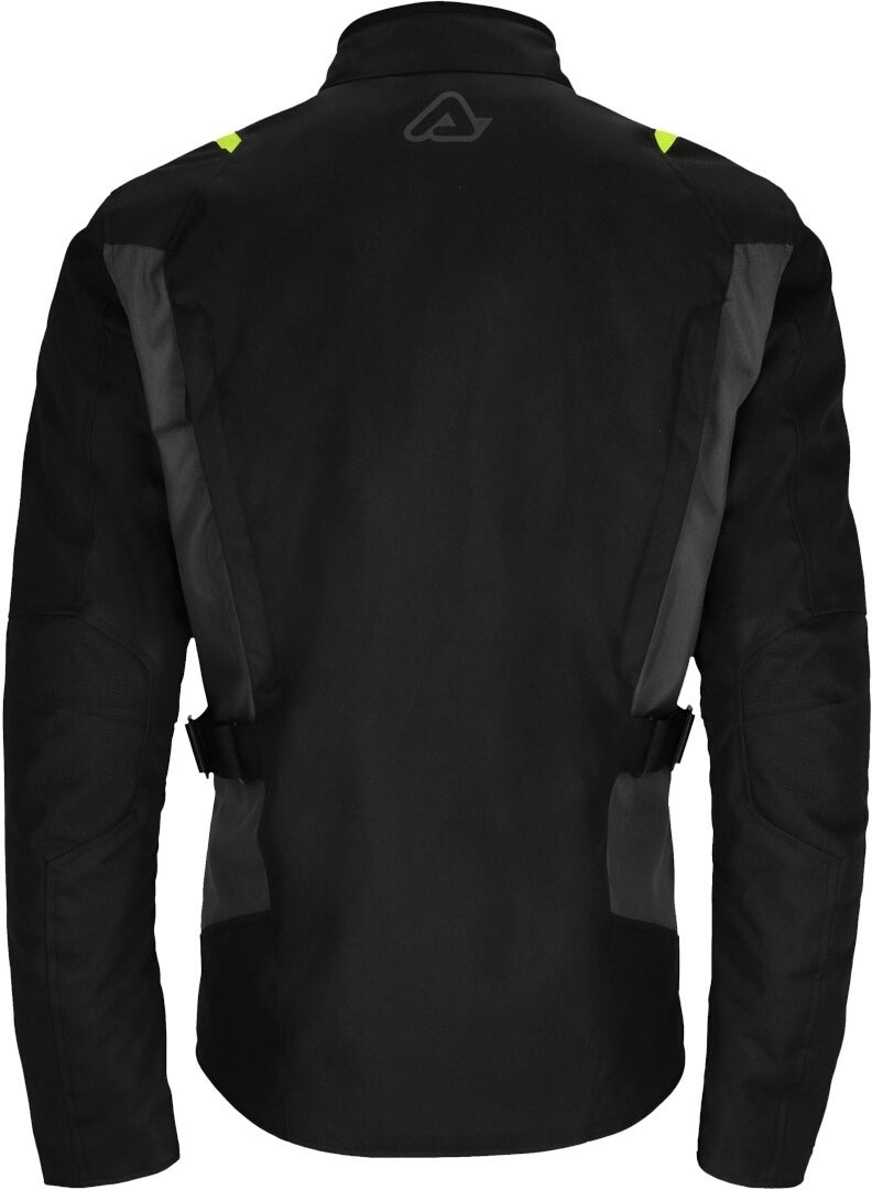 Acerbis CE X-Travel Waterproof Motorcycle Textile Jacket black/yellow 3XL Figure 8