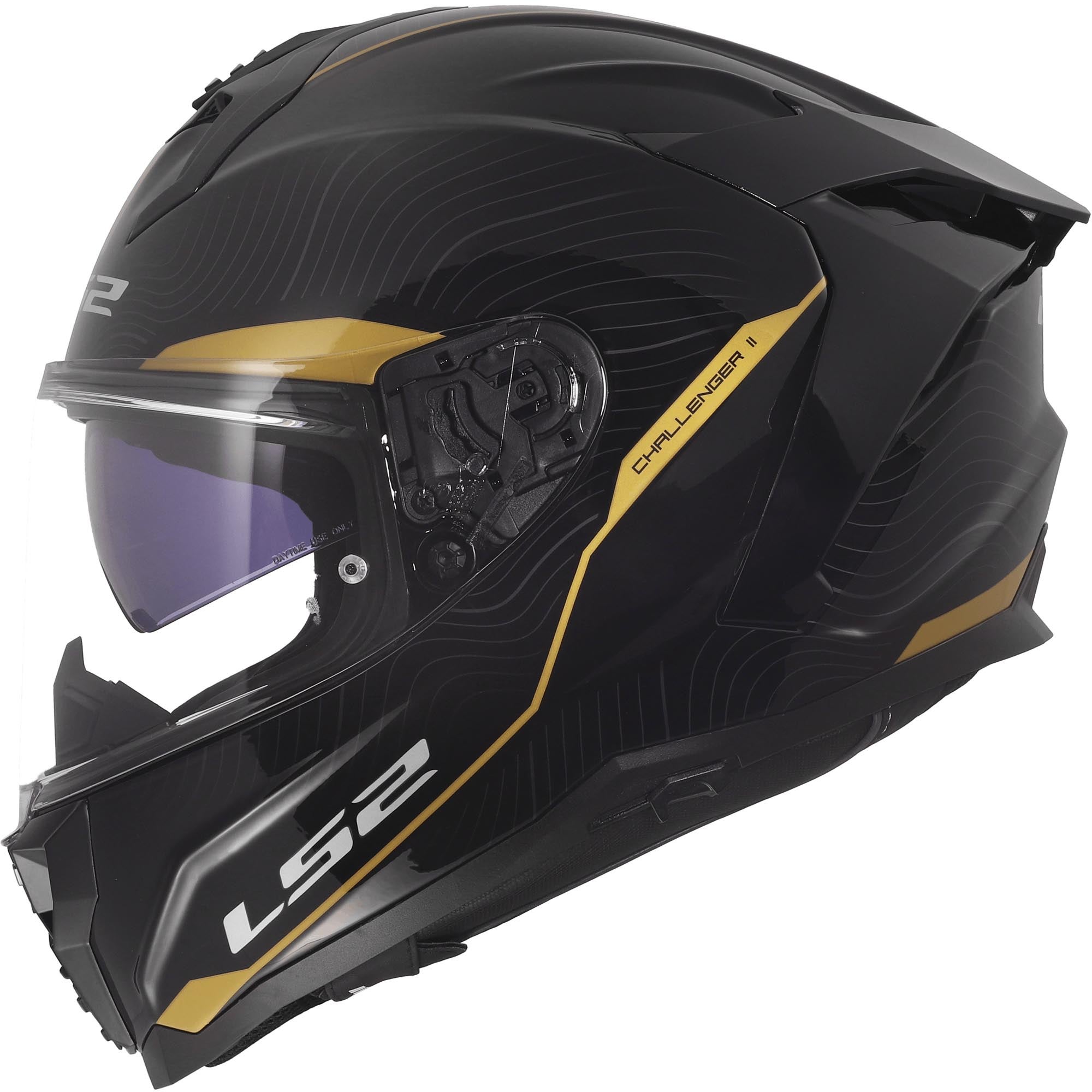 LS2 FF817 Challenger II Essential Cască Negru/Auriu L (59/60) Figura 6