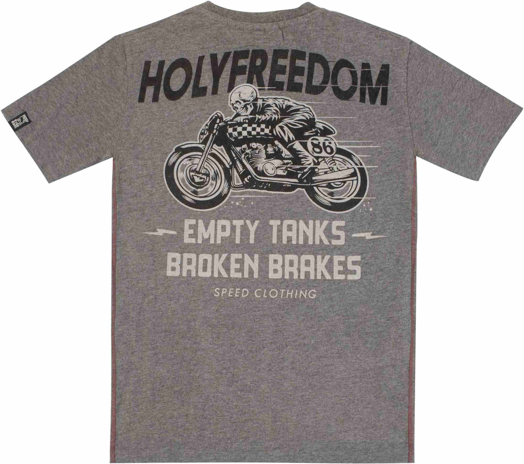 HolyFreedom Ghostrider Grey Melange Triko S Obrázek 2