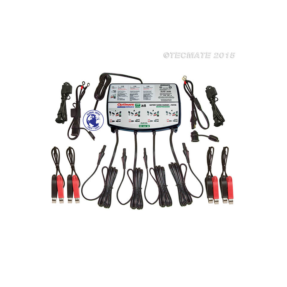 OPTIMATE Lithium Quad (TM484), 4x 12,8V 0,8A, 8-stufiges Ladegerät Figura 1