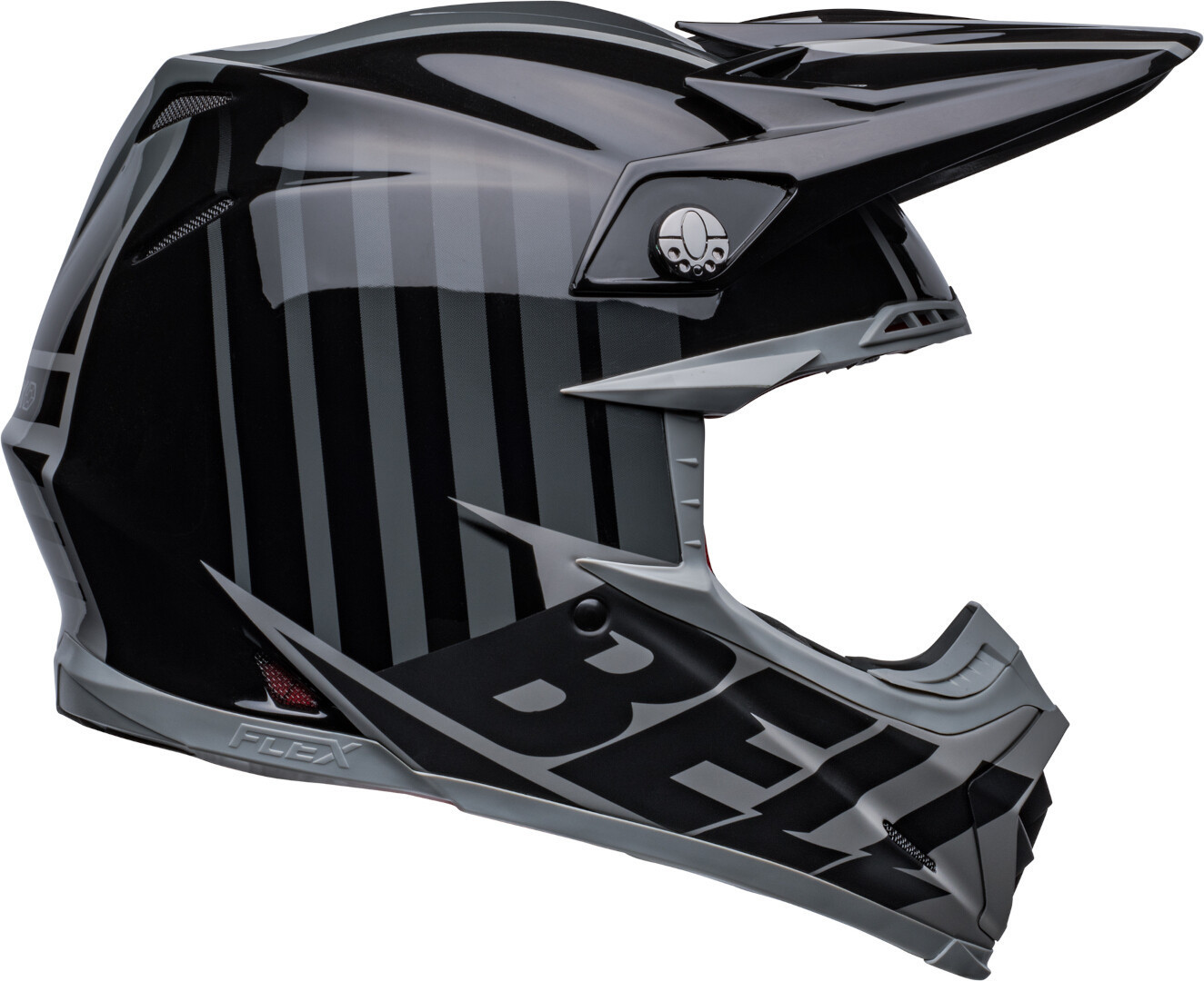 Bell Moto-9S Flex Sprint Motocross hjelm sort/grå M Figur 8