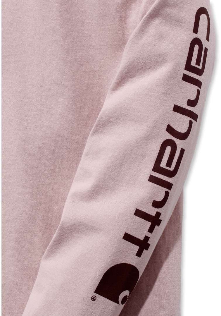Carhartt Workwear Logo Donna Long Sleeve Camicia rosa XS Figura 2
