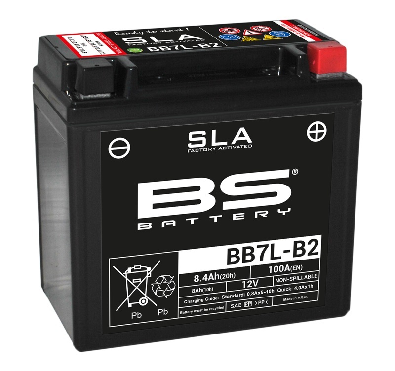 Bateria BS Bateria SLA fără întreținere activată din fabrică - BB7L-B2 Figura 1