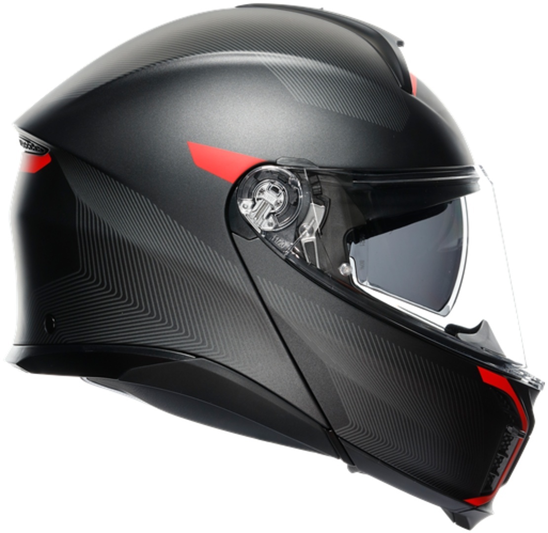 AGV Tourmodular Frequency Helm grau/rot S (55/56) Abbildung 7
