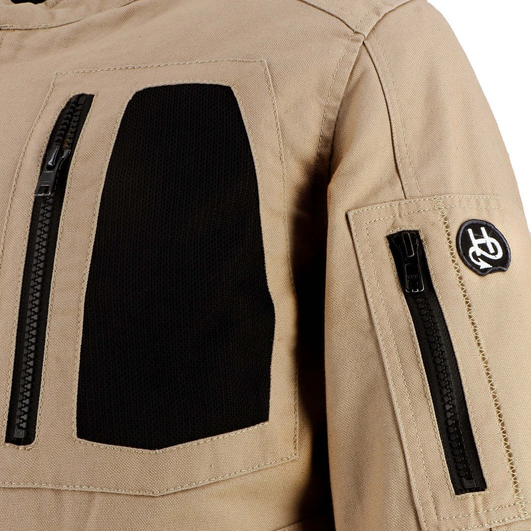 Helstons Puma waterproof Motorcycle Textile Jacket beige XL Figure 2