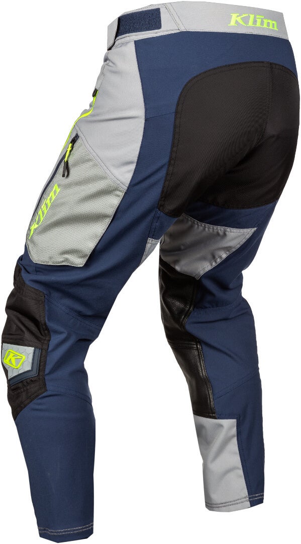 Klim Dakar In The Boots Motocross bukser grå/gul 34 Figur 2