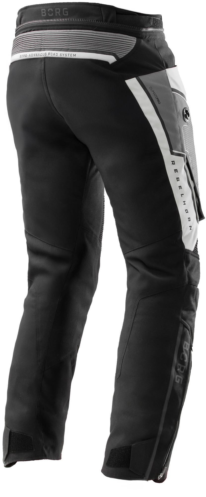 Side view of Rebelhorn Borg 2 waterproof Motorcycle Textile Pants