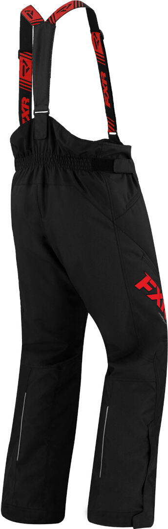 FXR Clutch FX 2023 Pantaloni de bib pentru snowmobil Negru/Roșu M Figura 2