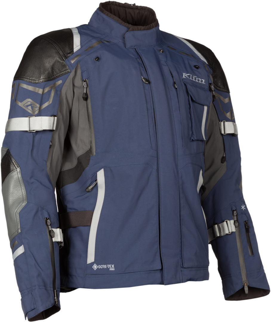 Klim Kodiak Motorcycle Textile Jacket blue/grey 62 Figure 8