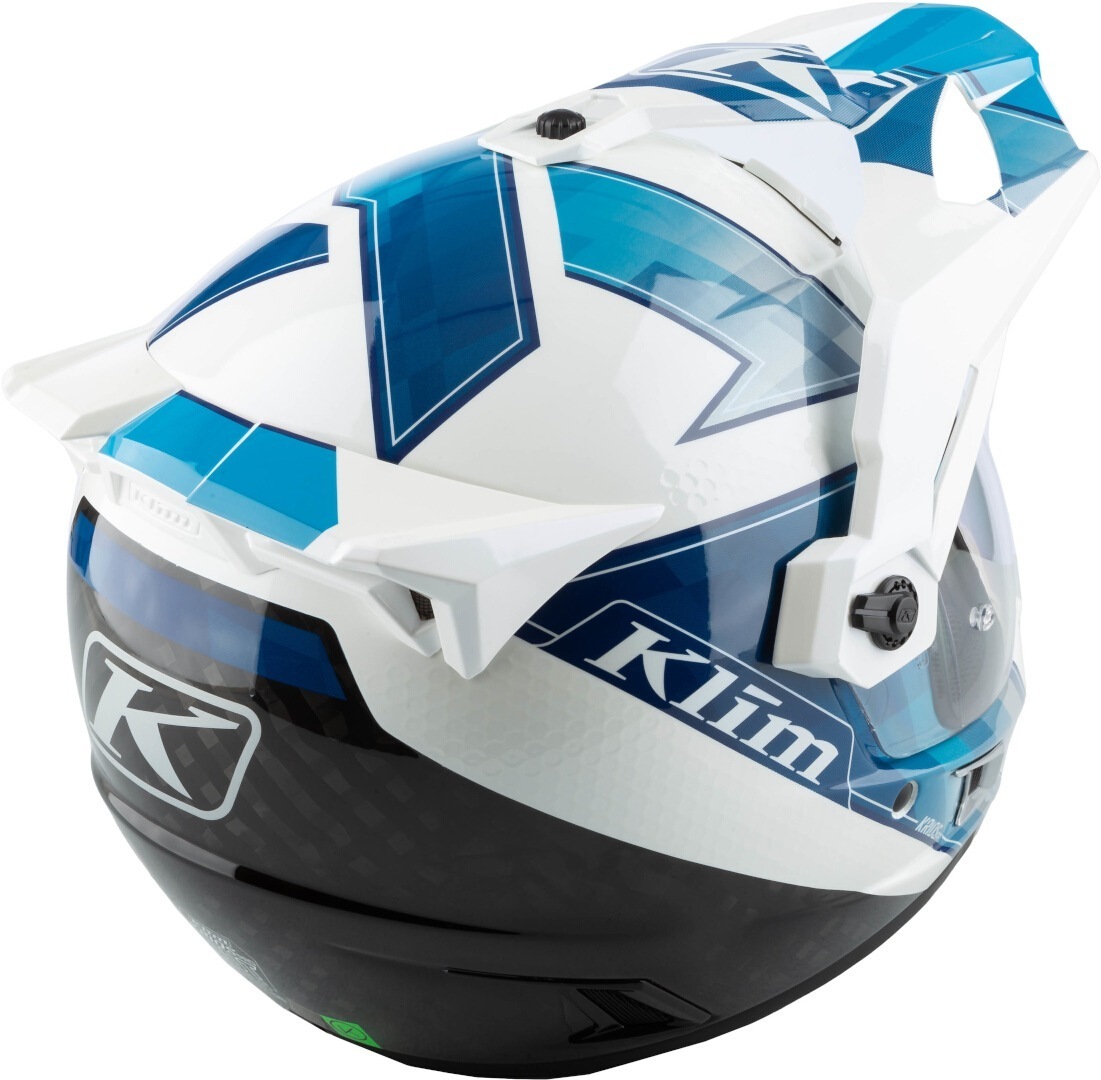 Klim Krios Pro Spectrum Carbon ECE/DOT Cască Enduro Alb/Albastru XL (61/62) Figura 8