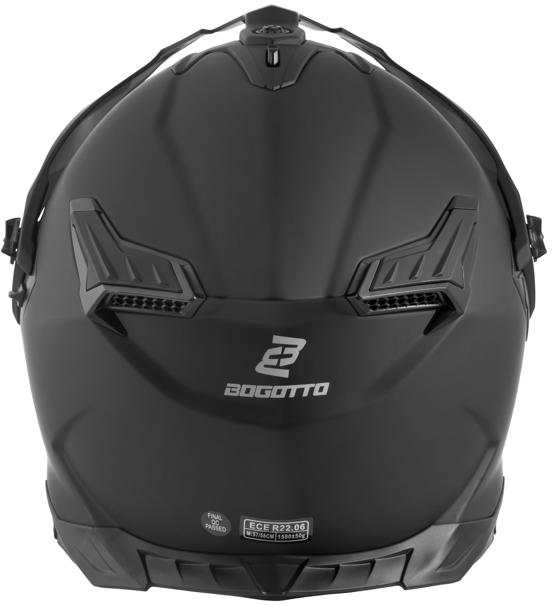 Bogotto FG-601 Casco da enduro nero opaco S Figura 10