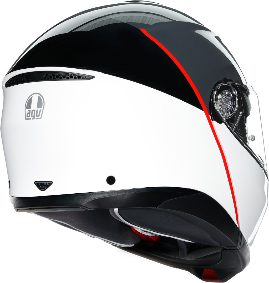 AGV Tourmodular Balance Klapphelm weiß/grau/rot S (55/56) Abbildung 4