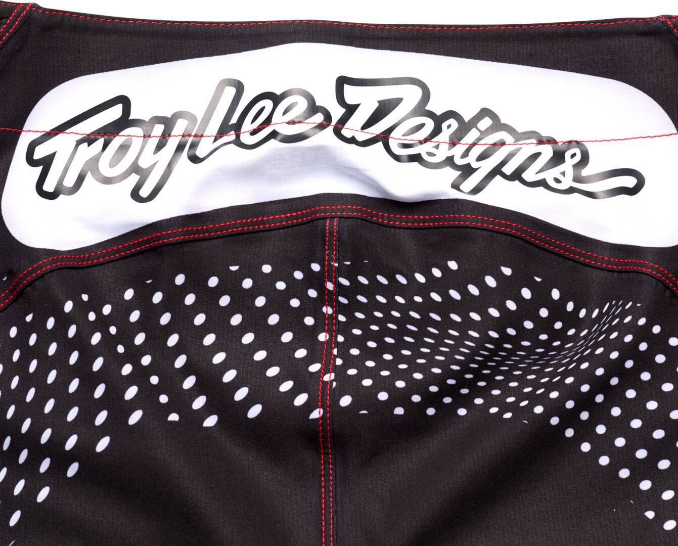 Troy Lee Designs SE Ultra Optic Motocross Pants black/white/red/orange 34 Figure 8