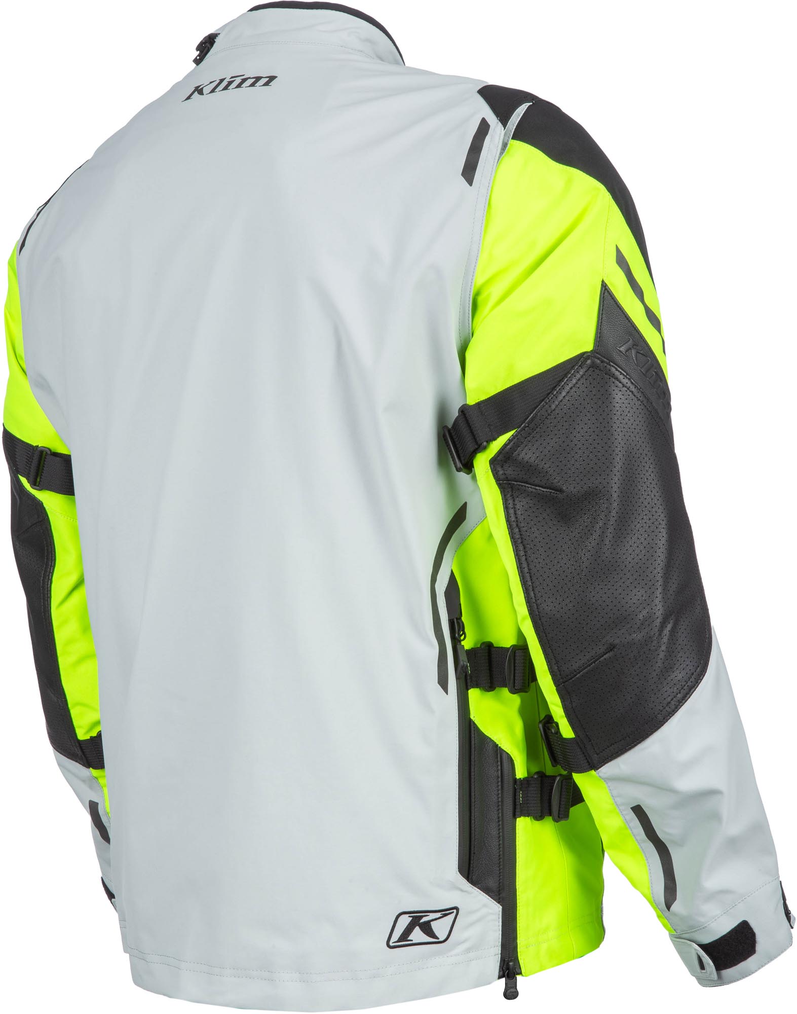 Klim Latitude Rogue Gore-Tex Veste textile moto Gris clair/néon XL Figure 4