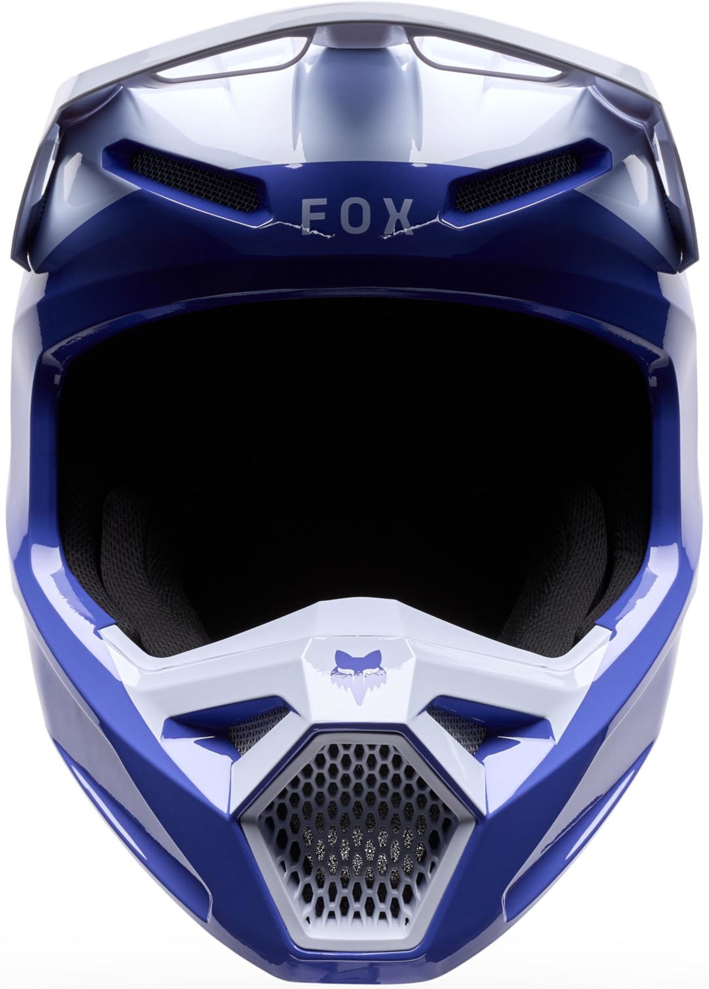 FOX V1 Noble Jeugd motocrosshelm paars/wit Y/L (52/53) Figuur 3