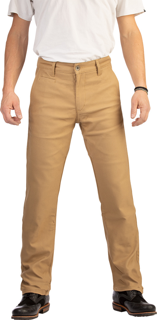 Rokker Sand Chino Motorfiets textiel broek 31 L36 Figuur 1