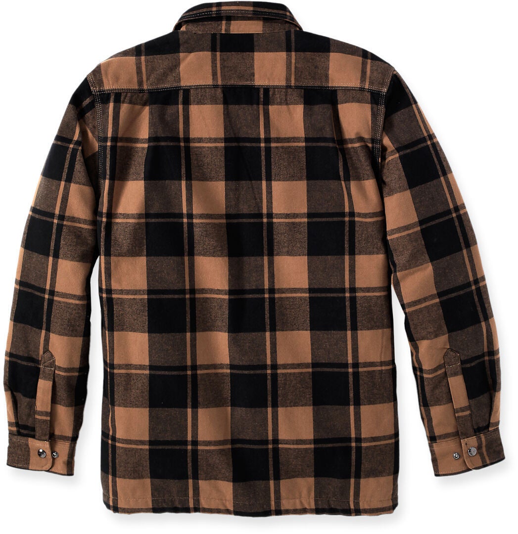Carhartt Heavyweight Flannel Sherpa Shirt brown M Figure 3