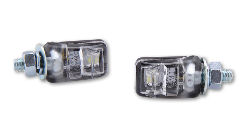 HIGHSIDER smart Picco LED registreringsskylt ljus svart (par) Figur 1