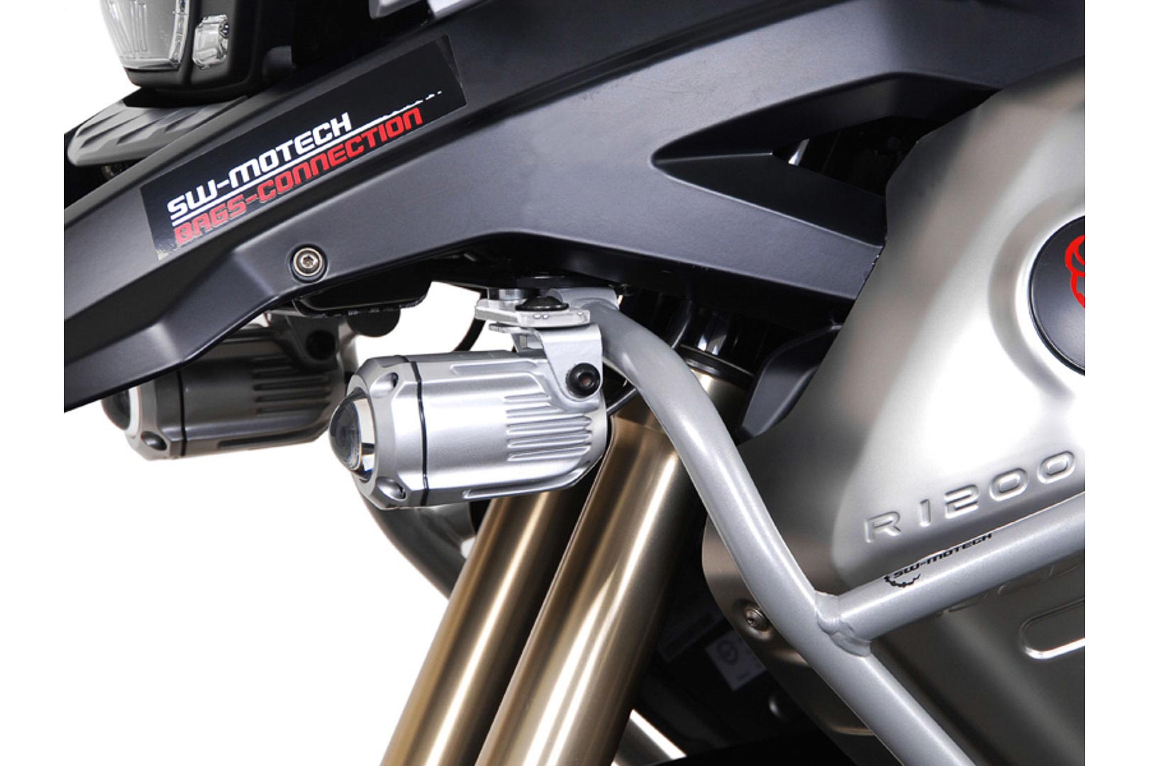 Suporturi pentru lumini SW-Motech - Argintiu. BMW R 1200 GS (08-12). Figura 2