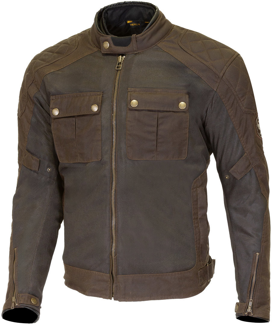 Merlin Shenstone II Cotec Air Motorcycle Textile Jacket olive XL Figure 1
