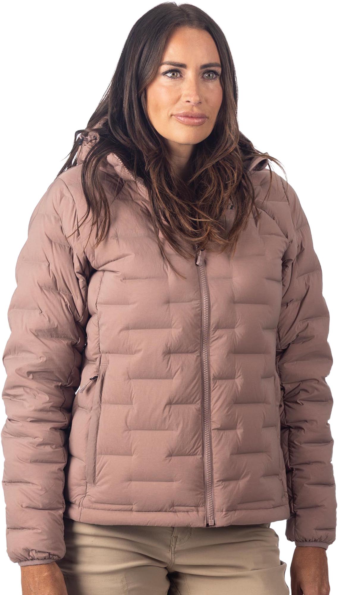 Klim Luna Stretch Ladies Down Jacket mauve XL Figure 1