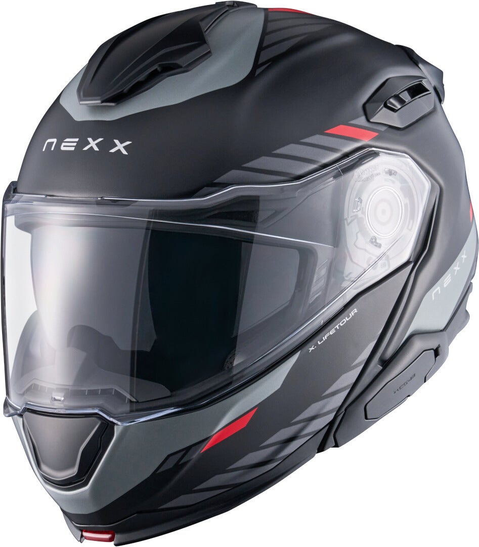 Nexx X.Lifetour Globe Casco nero/rosso opaco XXL (63/64) Figura 1