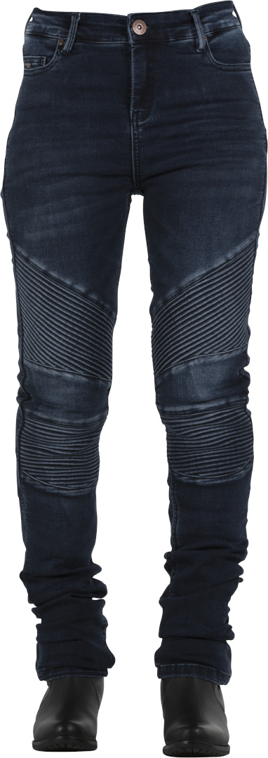 Overlap Stradale Damer motorcykel jeans Mörkblå 36 Figur 3