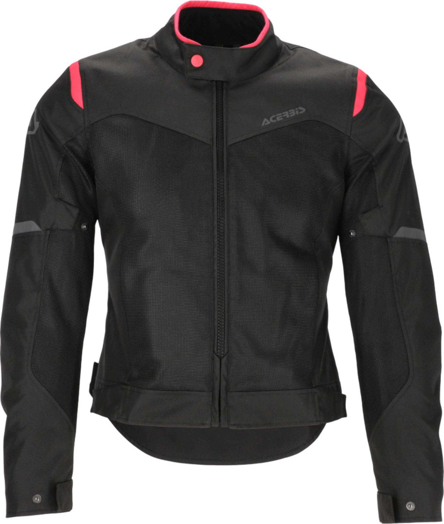 Acerbis Ramsey Vent 2.0 Mesh Ladies Motorcycle Textile Jacket black/hotpink L Figure 2