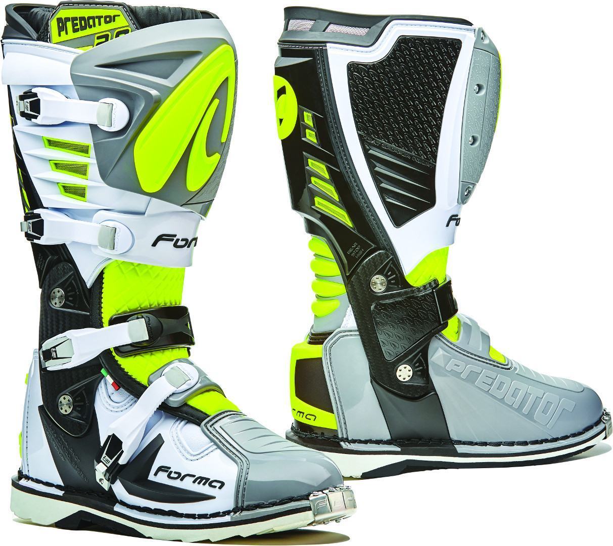 Forma Predator 2.0 Motocross Boots yellow/grey 45 Figure 1