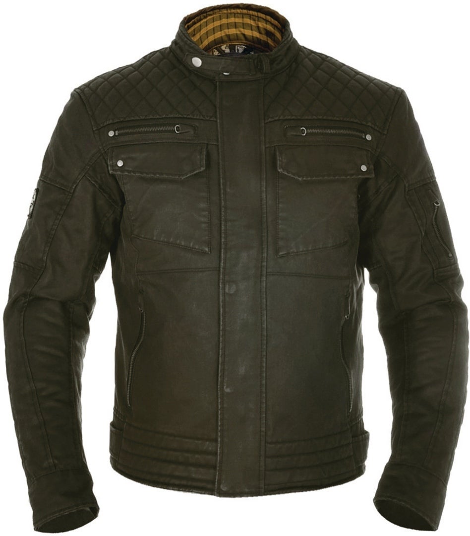 Oxford Hardy Wax Motorrad Textiljacke dunkelgrün XXL Abbildung 2