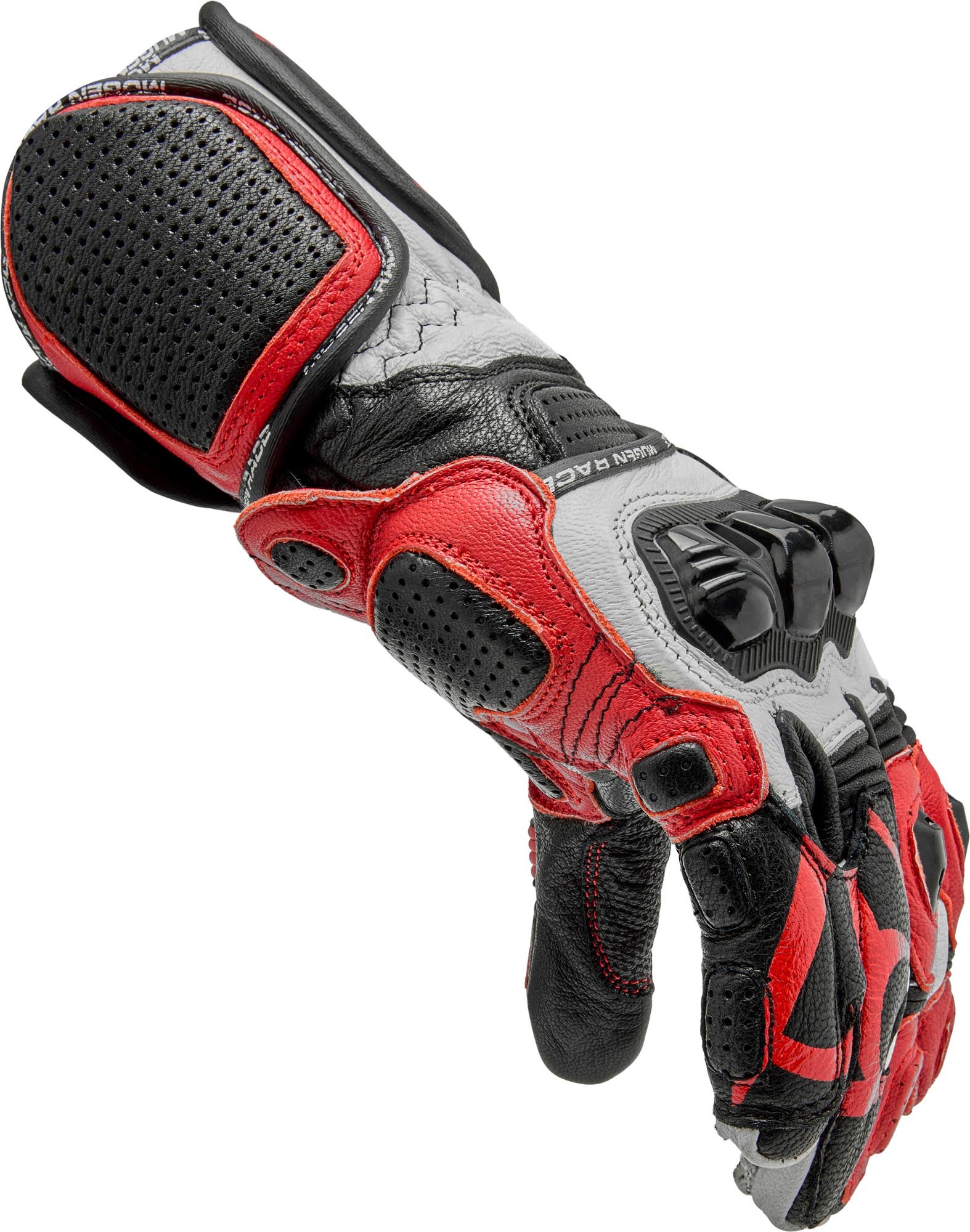 MUGENRACE Chili Sport Motorcykel handsker sort/hvid/rød L Figur 4