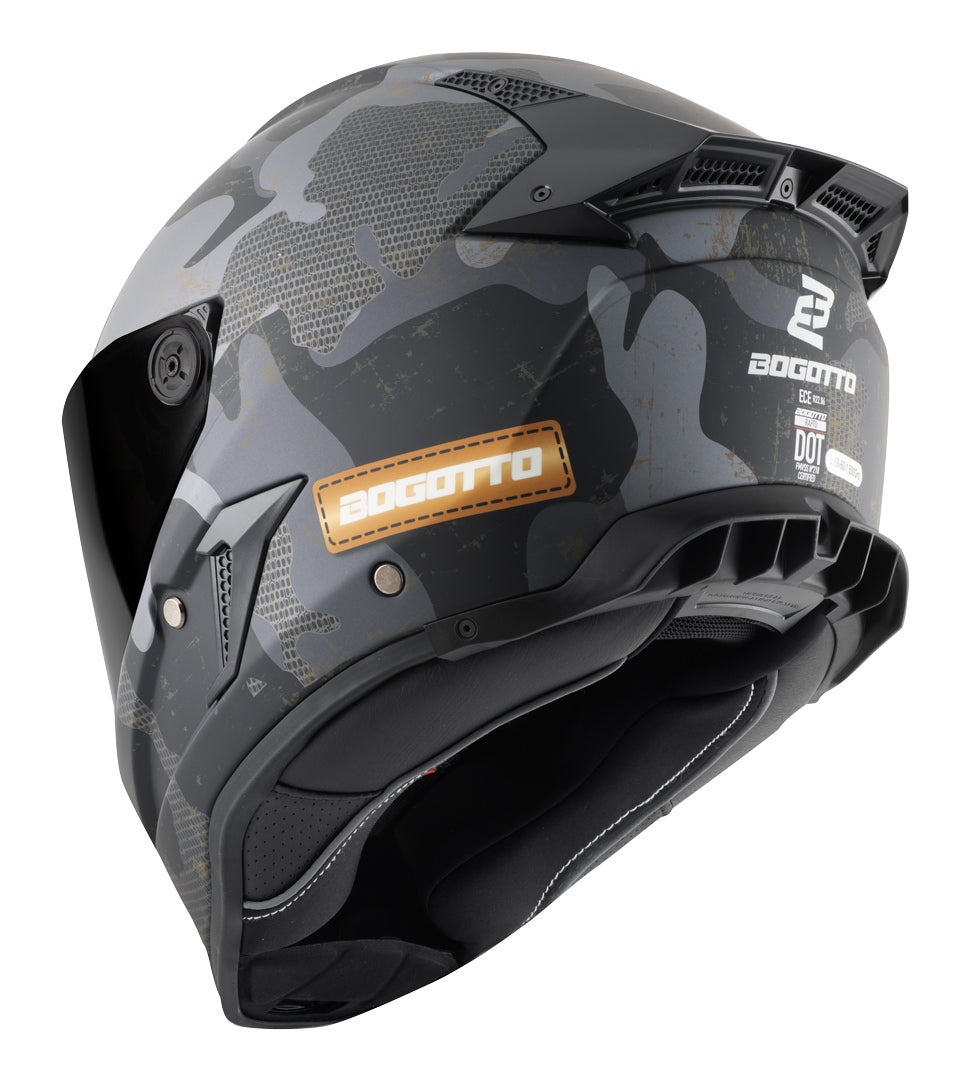 Bogotto Rapto Camo Helmet black matt/grey M (57/58) Figure 5