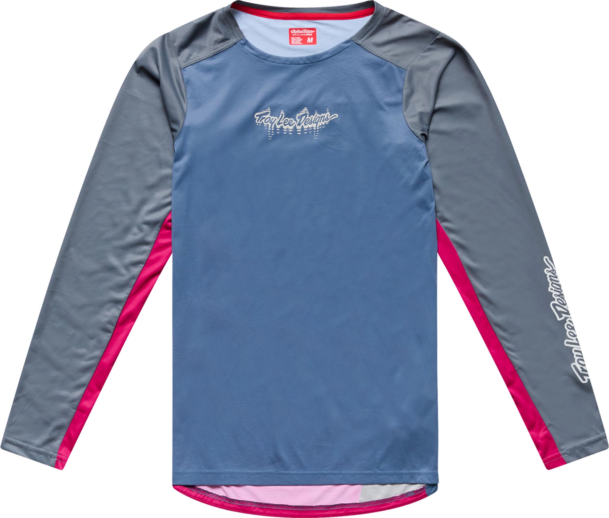 Troy Lee Designs Skyline Pro Descend Bicycle Jersey blue/grey M Figure 1