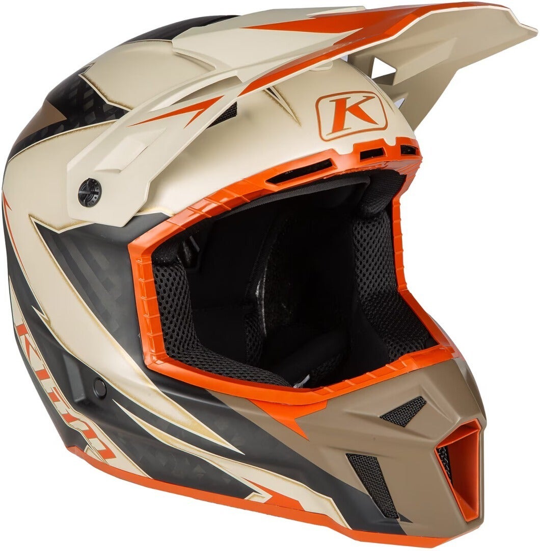 Klim F3 Lighting Carbon Barre de motocross Sable/Orange S (54/55) Figure 3