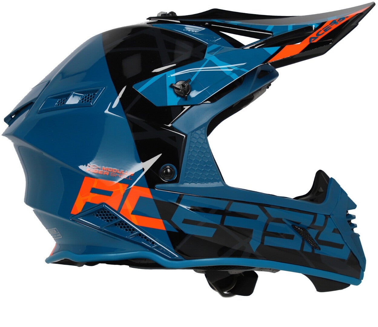 Acerbis X-Track 2024 Casco da motocross Verde/Nero M (57/58) Figura 4