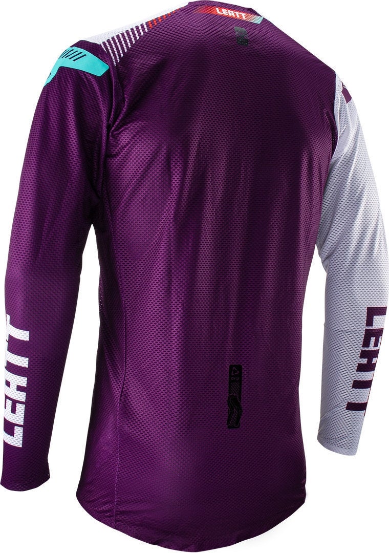Leatt 5.5 Ultraweld Contrast Motocross Jersey white/purple XL Figure 2