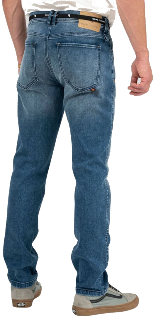 Riding Culture Tapered Slim Light Blue Blugi de motocicletă 34/32 Figura 2