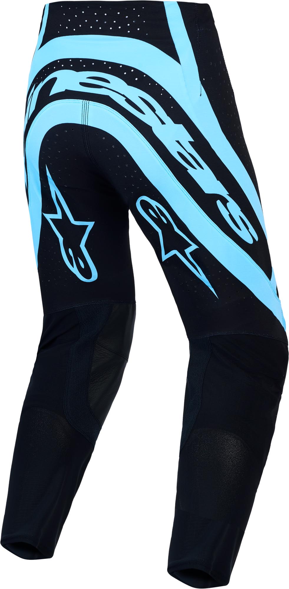 Alpinestars Supertech Vesta Motocrossbukser Sort/turkis 38 Figur 2