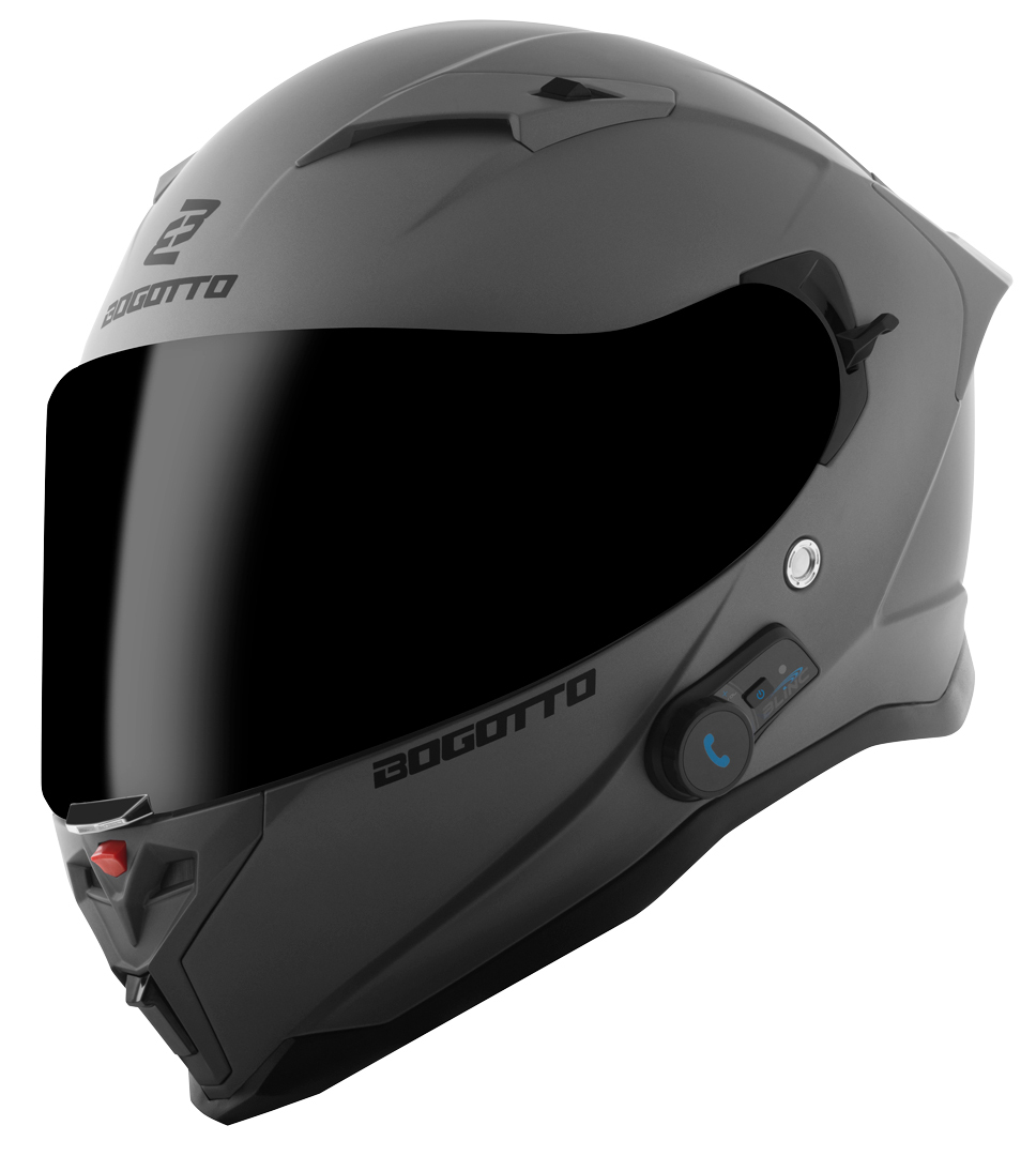 Side view of Bogotto H153 BT Bluetooth Helmet