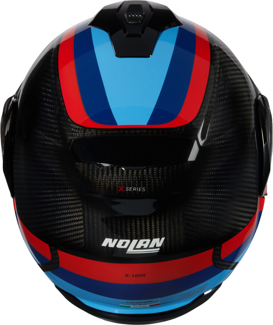Nolan X-1005 Ultra Carbon Gran Tour N-Com Hjälm svart/röd/blå XXS (54) Figur 2