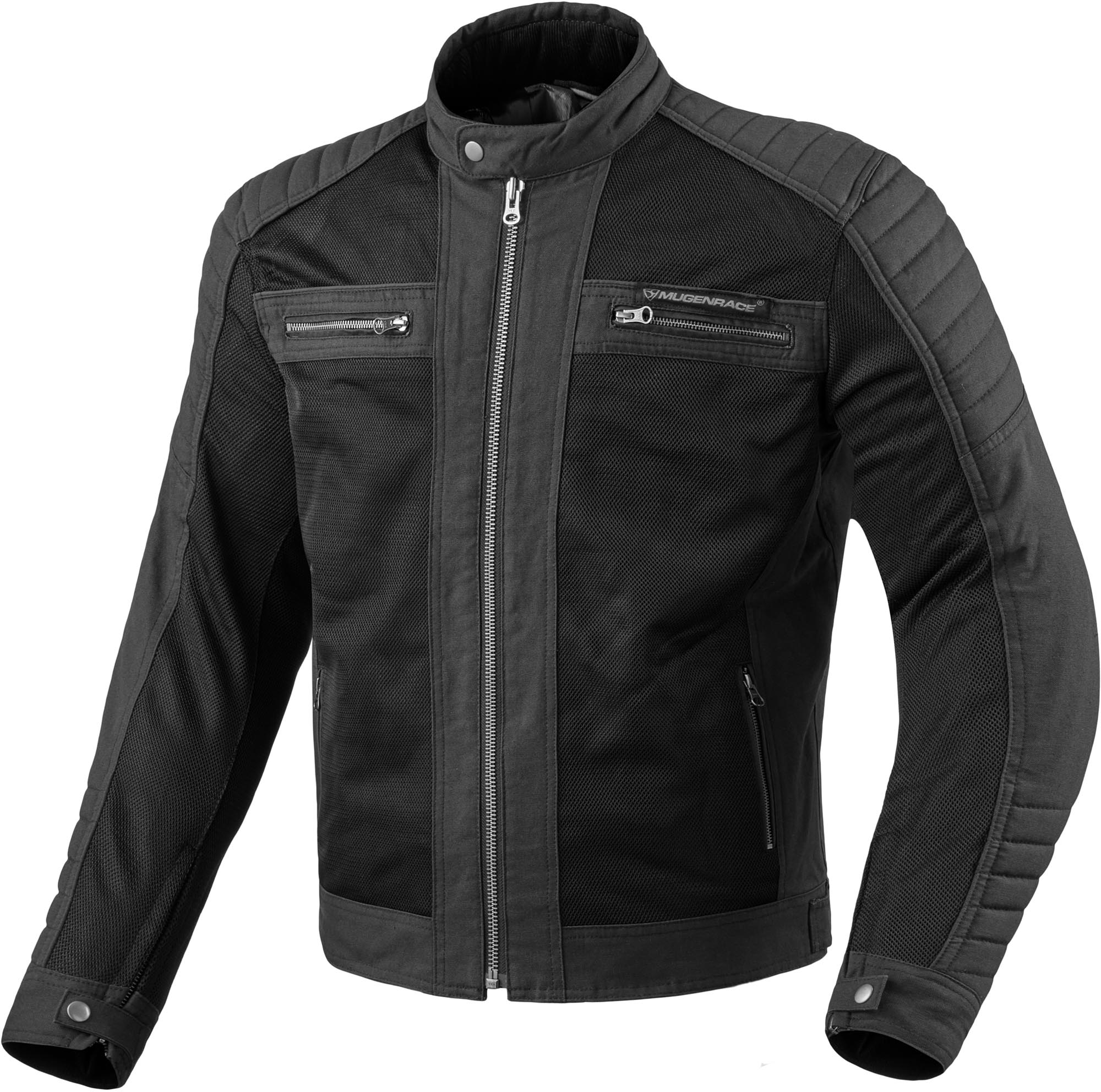 MUGENRACE Canvas Motorcycle Textile Jacket M Figure 1